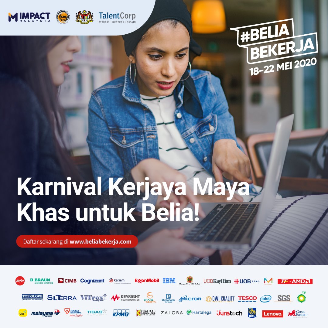 Virtual Career Fair #BeliaBekerja On May 18 To 22