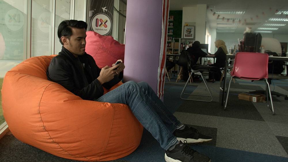 IX Telecom’s office has lounge areas complete with bean bags so staff can take a quick break from the grind. — Picture courtesy of Ix Telecom