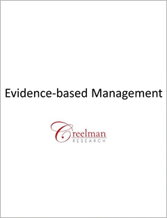 Creelman Research: Evidence-based Management