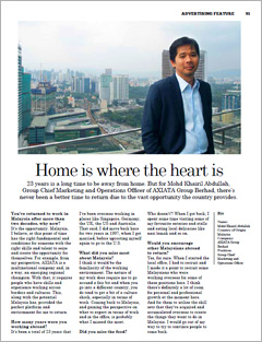 Going Places - October 2013: Mohd Khairil Abdullah, AXIATA Group berhad