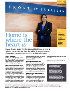 Going Places - May 2014: Rhenu Bhullar, Frost & Sullivan