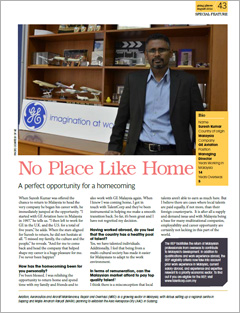 Going Places - August 2014: Suresh Kumar, GE Aviation