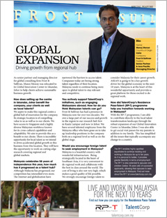 Going Places - August 2015: Manoj Menon, Frost & Sullivan